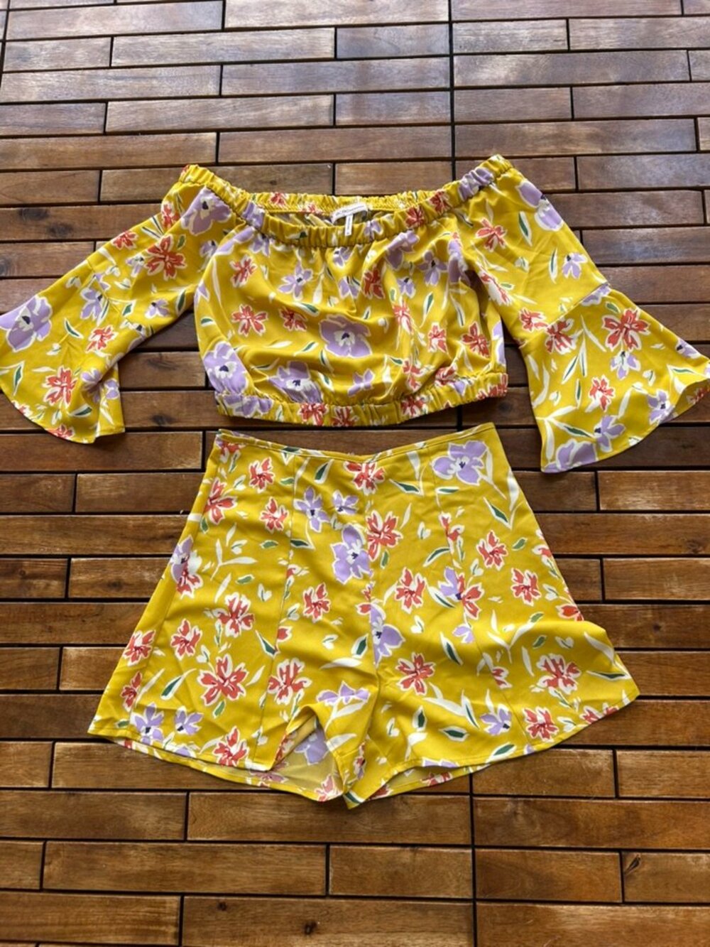 BCBG Crop Top & Shorts